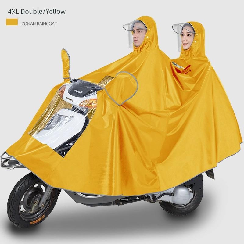 Electric Motorcycle Single Long Thickened Special Raincoat