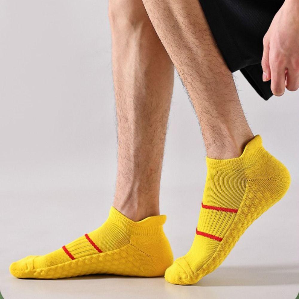 

Non-Slip Women Men Ankle Mesh Socks Fitness Cotton Socks Towel Bottom Hosiery Unisex Sport Socks
