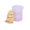 Silicone Mould 3D Easter Gnome Candle Molds Ornament Molds Christmas Molds Casting Molds for Home Table Decorations