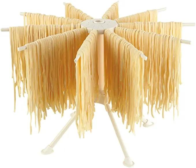 

Сушилка для пасты Подставка для сушки спагетти Держатель для сушки лапши Подвесная сушилка Инструменты для приготовления пасты Складная сушилка для лапши белый