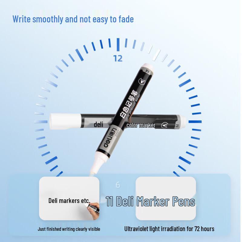 Deli S557 Oil-Based Marker Pen