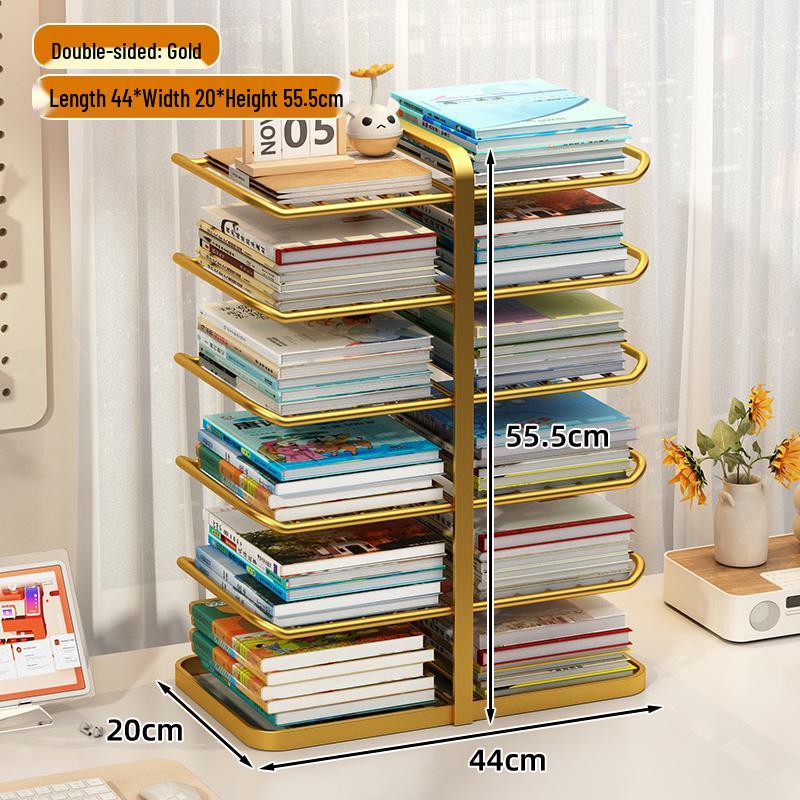 Desktop Book Organizer and Storage Rack
