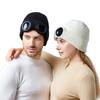 Căciulă tricotată unisex pentru bărbați și femei cu ochelari de protecție, rezistentă la vânt, călduroasă de iarnă, căciuli de schi, moale, caldă, antiderapantă, protecție pentru urechi