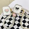 Airpods 1 /2 Generation Apple Bluetooth Headset Cover Pearl Portable 3 Generation Love Three-Dimensional Bow Pro Transparent Women