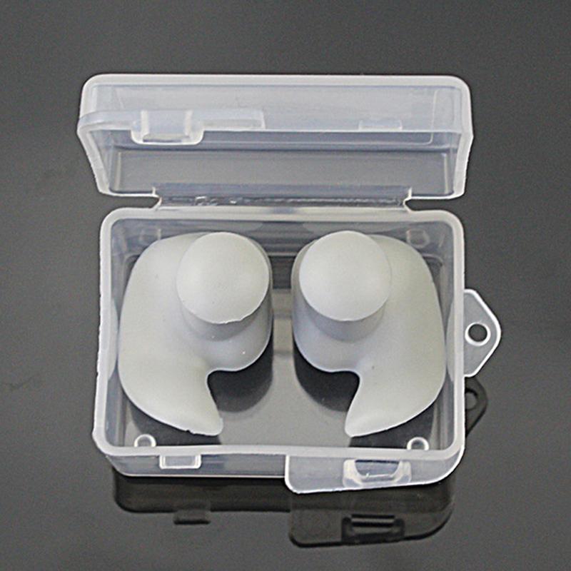 1Pair Durable Earplugs Classic Portable Texture Waterproof Soft Earplugs