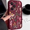 Soft TPU Phone Case For Honor 400 200 Pro X8c X9c Smart X6a X6b X6c Magic7 Lite Colorful Plants Printed Silicone Protect Cover