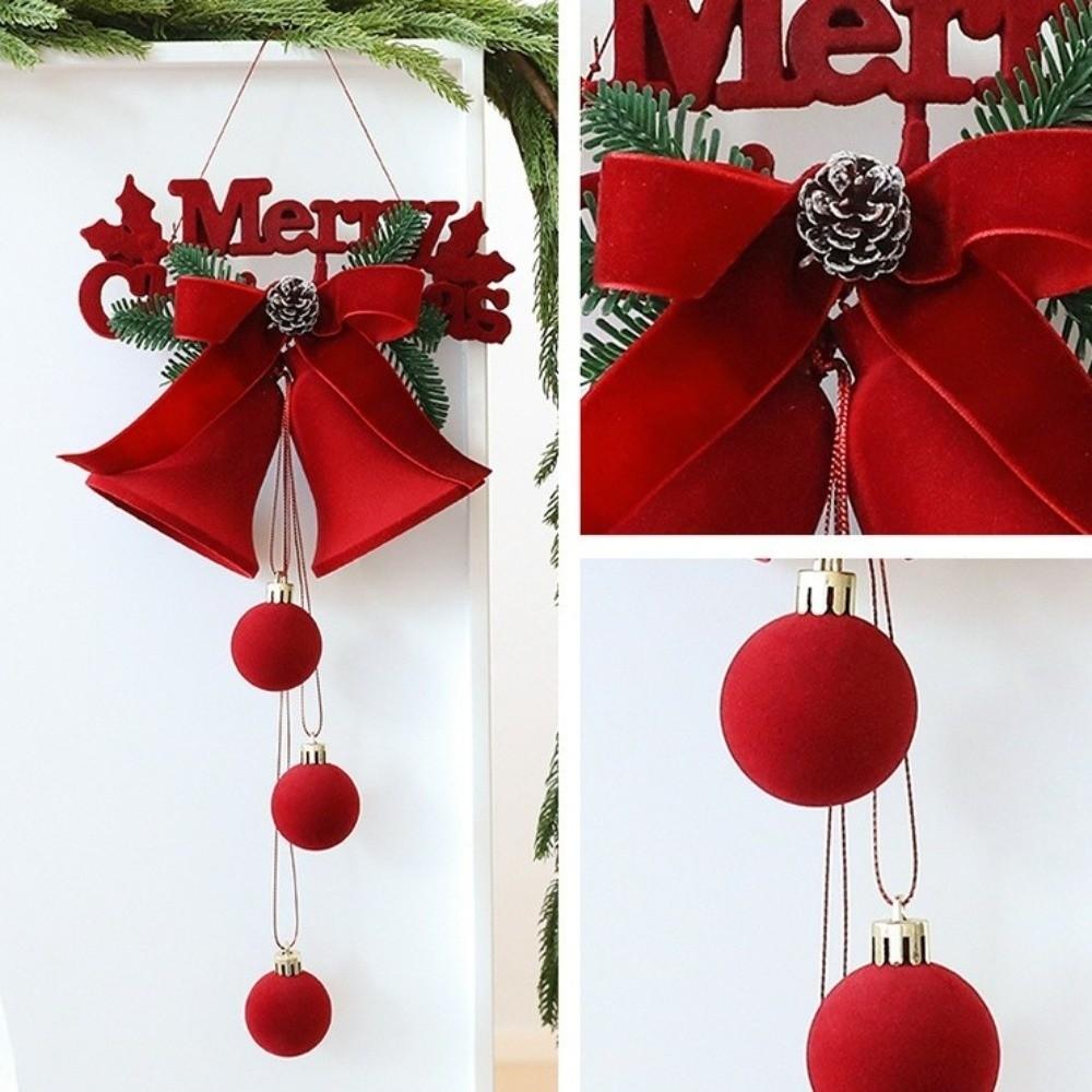 Nordic Style Christmas Bell Ornament Delicate Christmas Hanging Ornaments  Window Hangings