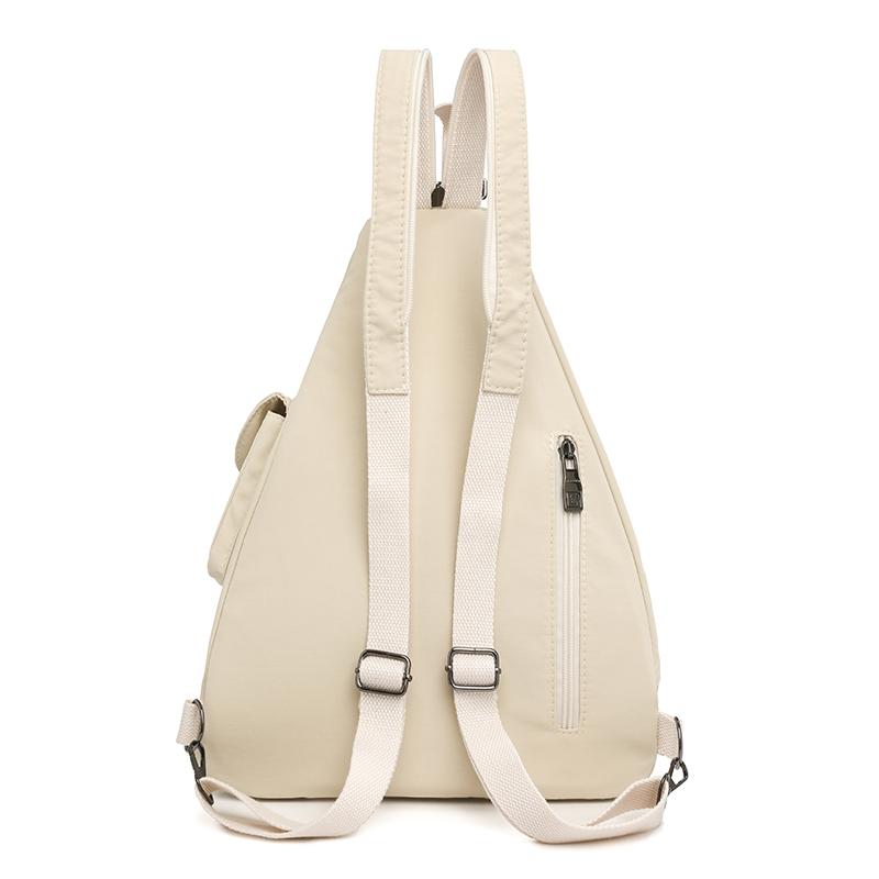 Ryggsekk Dame Multifunksjonell Veske Dobbeltformål Stor Kapasitet Brystveske Lett Pendler Crossbody-veske