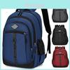 Oxford Cloth Travel Backpack For Men Women Large Capacity Casual Use With Breathable Straps