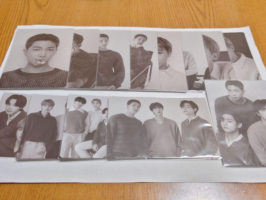 

[Б/У] BTS MONOCHROME Мини Фотокарточки J-hope, RM, Юнит