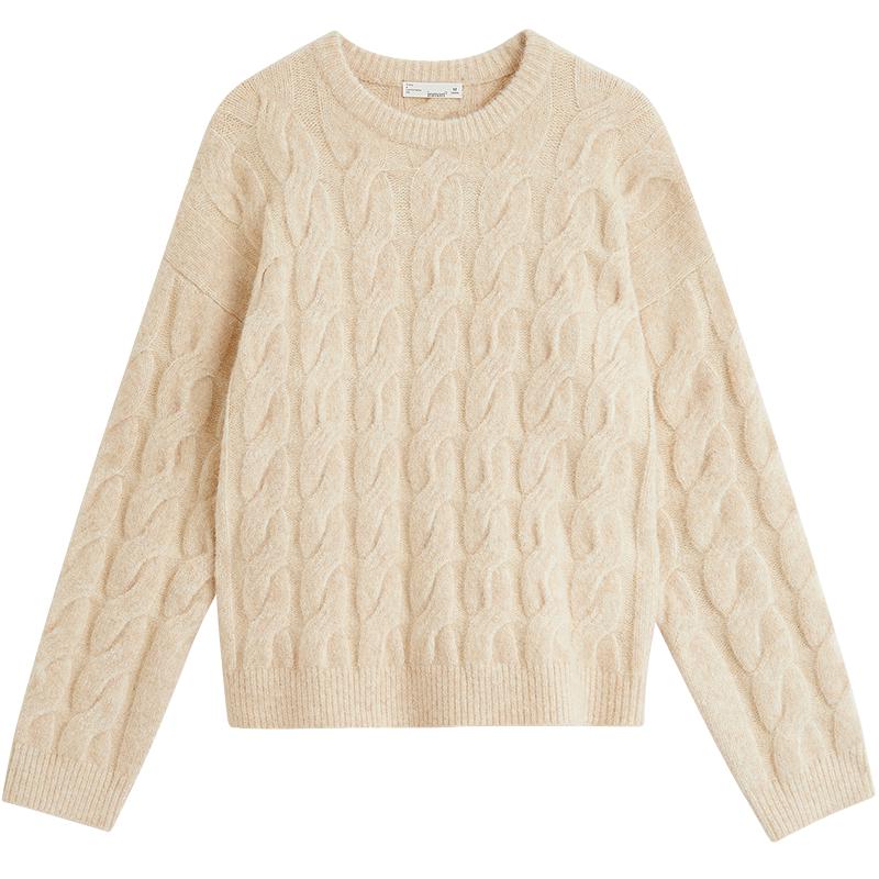 

Женский пуловер Inman из трикотажа «косы» с начесом S