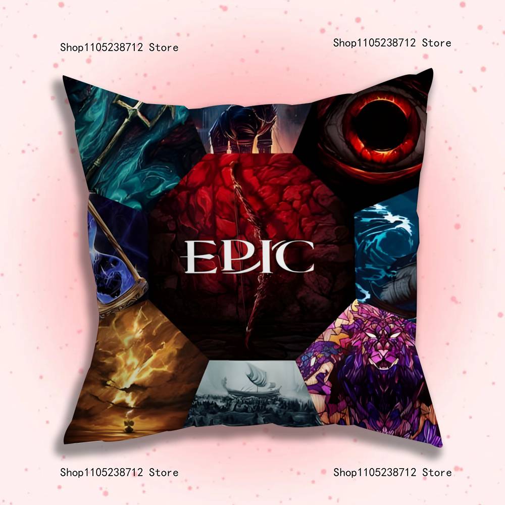 Music E-Epic The Musical Pillow Case For Sofa Decor Car Office Room Printing Cushion Cover Decorations and Protector