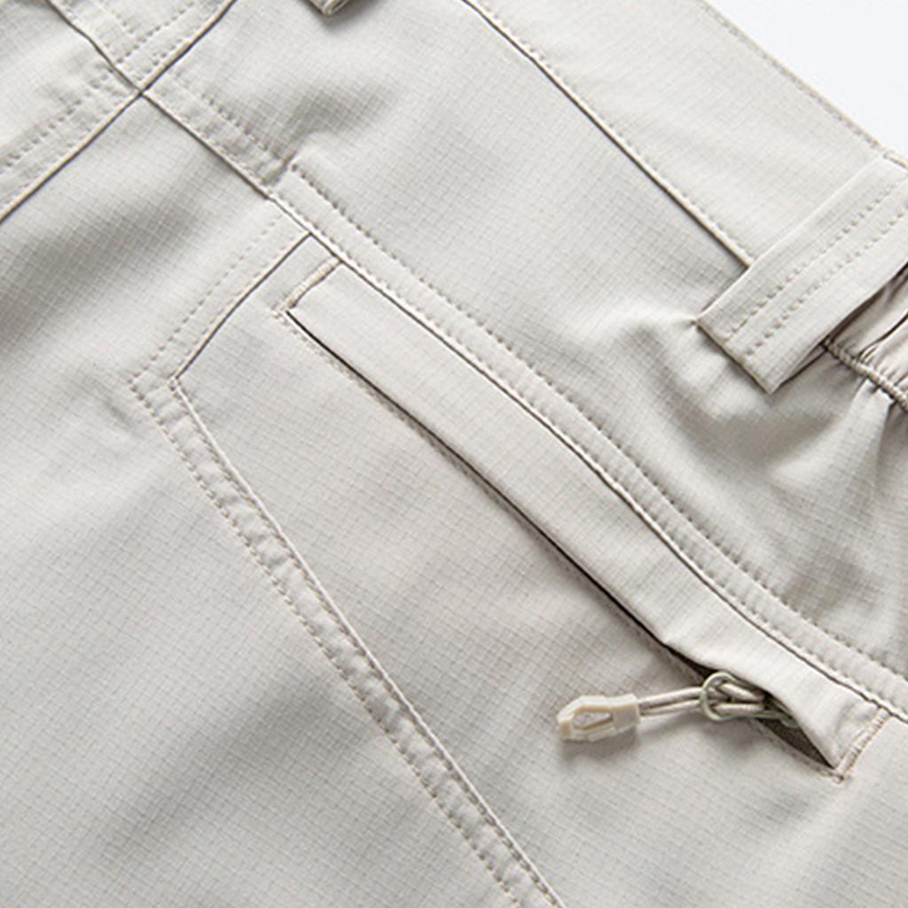 Men's Outdoor Lightweight Cargo Pants with Multi Pockets Quick Dry Fabric Straight Leg Design for Hiking Travel Work