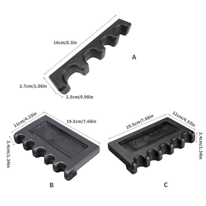 Pool Cue Rest Holder Nonslip Against Table Cue Stick Claw Rack Billiard Stick Rack for Tabletop Sports Game Room