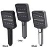 Plastic High Pressure Shower Head 3 Mode Adjustable Large Flow Handheld Shower Head Water Saving Easy Install Shower Sprayer