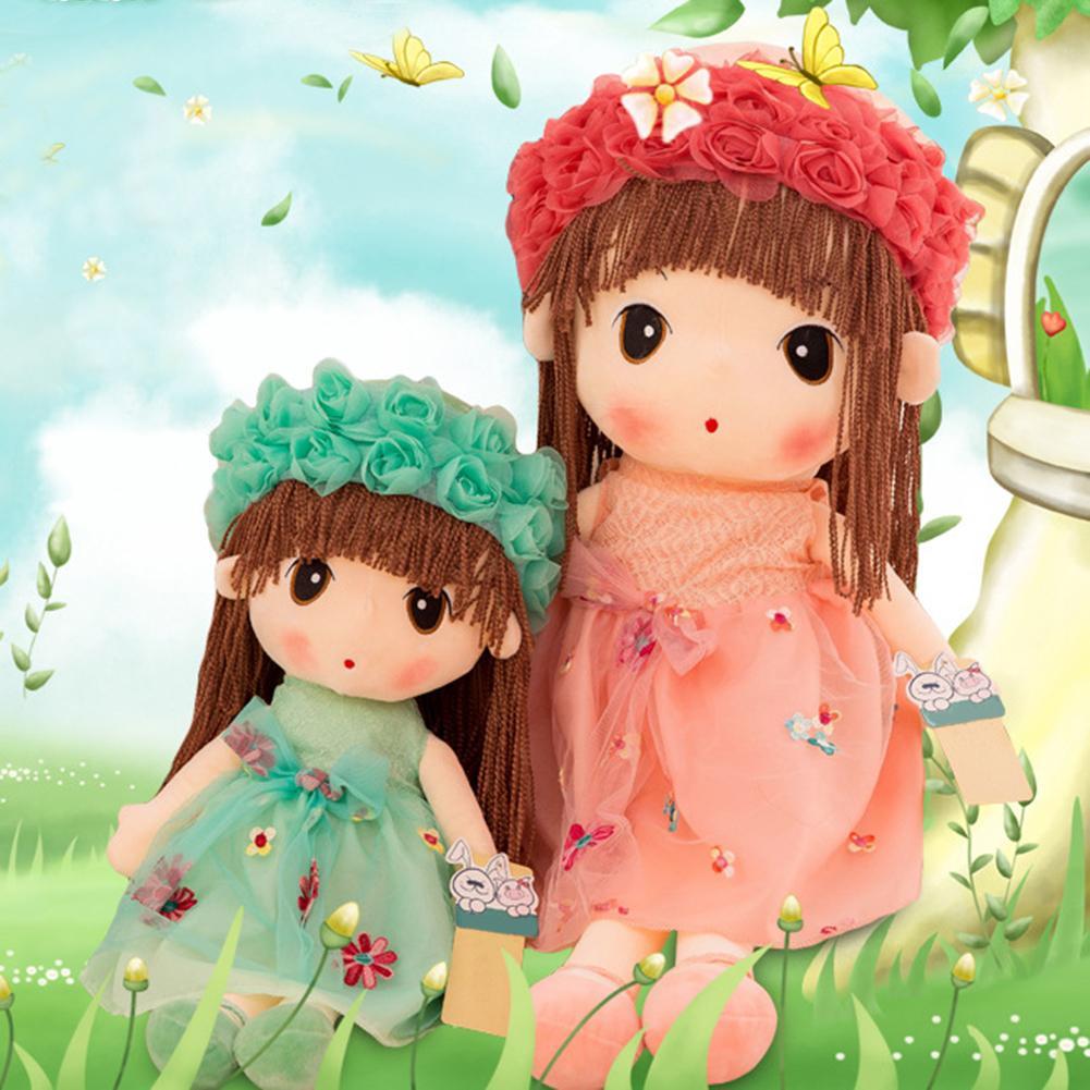 Muñecas Kawaii de felpa con ropa de encaje para niña, muñeco de peluche Muñecas Kawaii de felpa con ropa de encaje para niña, muñeco de peluche