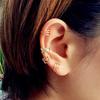 14K Gold-Filled Color-Preserving C-Shaped Ear Clip No Piercing Cuff Earrings - Handcrafted Jewelry Accessories