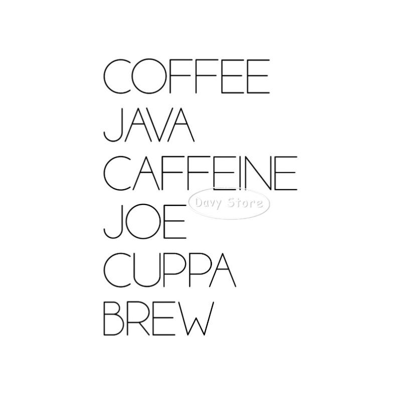 Coffee Shop Coffee Bar Line Art Sign Minimalist Posters and Prints Canvas Painting Wall Art Picture for Cafe Kitchen Home Decor