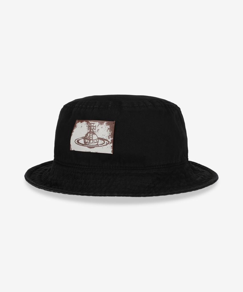 Bibianweseuteuudeu Logo Bucket Hat - Black / 81020009W016En401