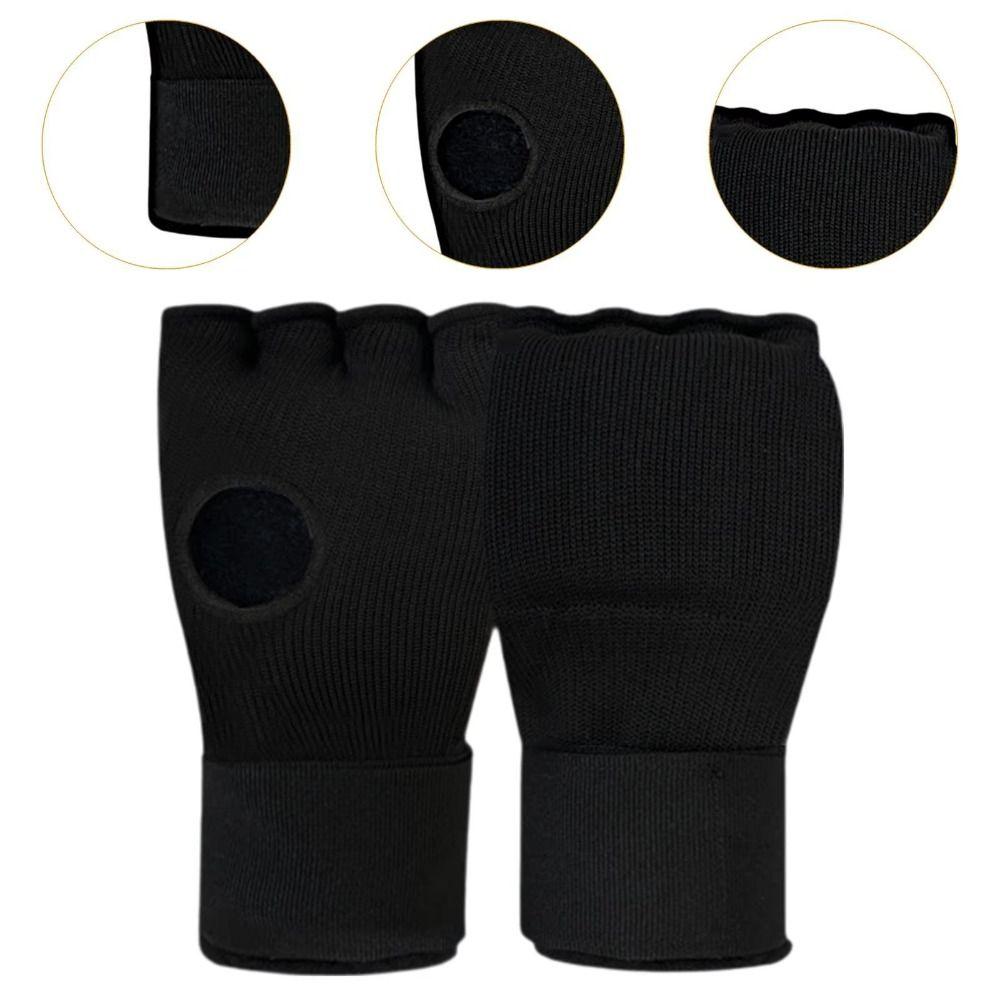 Foam Padding Muay Thai Gloves Punching Mitts Half-Finger Boxing Gloves Fighting Training