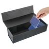Portable Magnet Lid Sports Card Storage Box Magnetic Closure Trading Card Organizer for Collectors and Enthusiasts