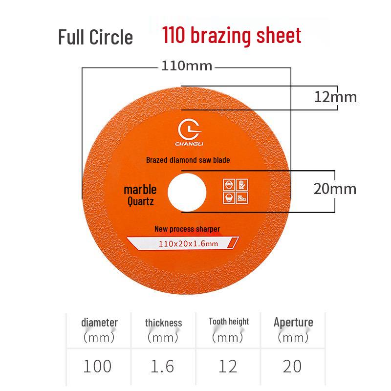 Sintered Stone Ultra-Thin Diamond Saw Blade for Marble (100/106/110/350)