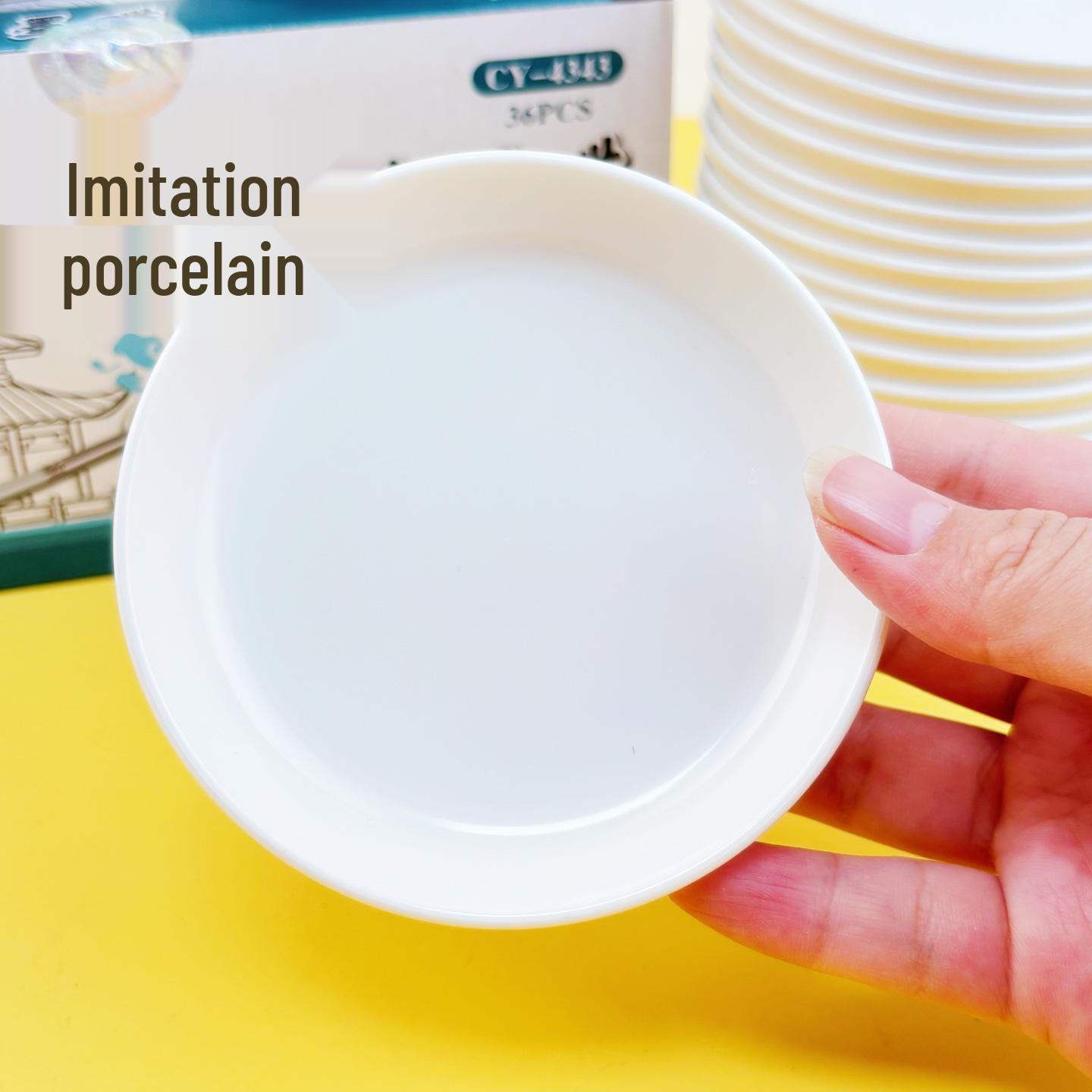 Imitation Ceramic Ink Dish - Small Water Tray for Calligraphy and Inkstone Practice