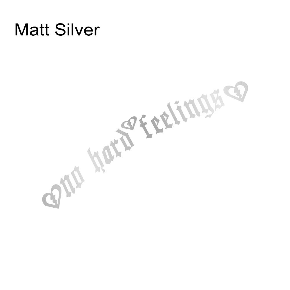 55x10cm No Hard Feelings Universal Car Windshield Stickers Auto Body Rear Window Decor Vinyl Film Decals Car Tuning Accessories