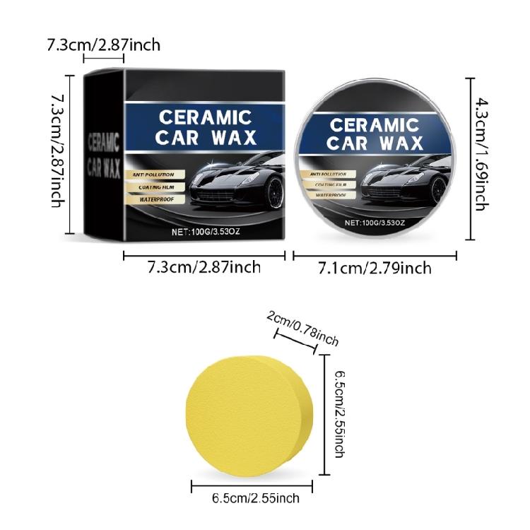 Universal Car Paint Restoration Cream Universal Car Paint Repair Formula with Sponge Easy Apply Car Protective Polish
