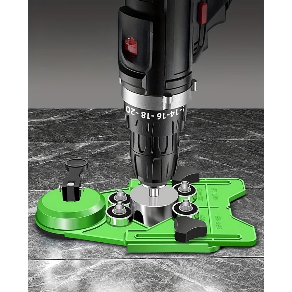 Tile hole locator, glass, marble hole locator, tile chamfering tool, suction cup fixed hole locator, drill hole locator
