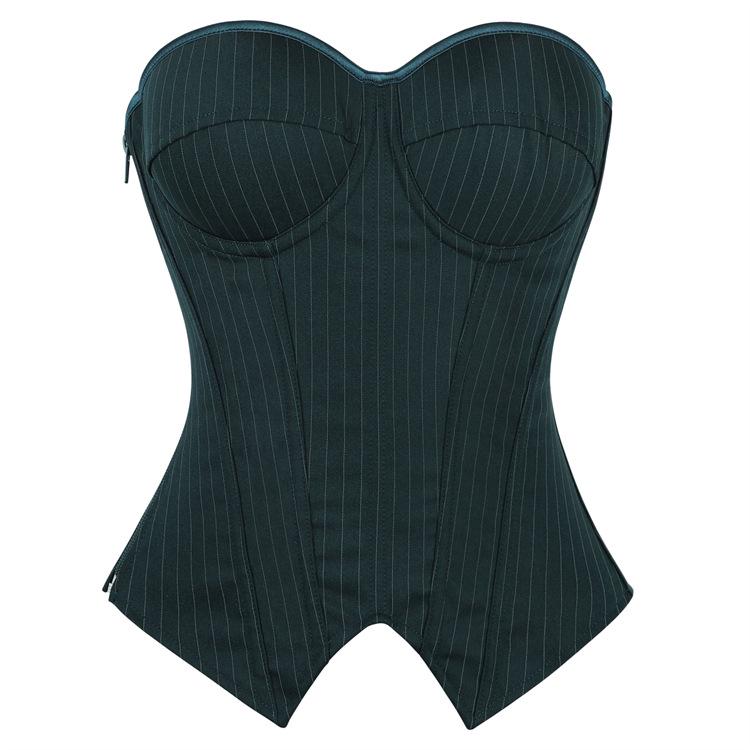 Damen Gestreifte Stütz-Formwäsche mit Bügel - Kurzer Stil