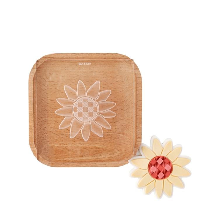 Biscuit Moulds Easy to Use Biscuit Stamps Mothers' Day Theme Plastic Material