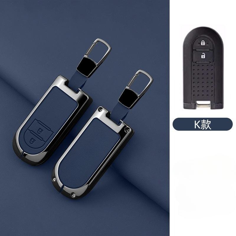 Premium Zinc Alloy Key Cover Case for Perodua/Bezza/Myvi/Axia - Full Protection Key Fob Shell Keybag Keychain
