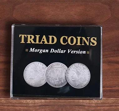 

Triad Coins (Chinese Palace Coin) Magic Tricks Three Coin Appear Vanish Magia Magician Close Up Illusion Gimmicks Mentalism Prop
