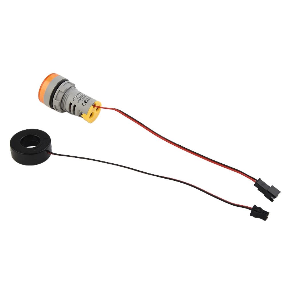 Versatile Round LED Ammeter Voltmeter AC 50 500V 0 100A Multi Industry Use