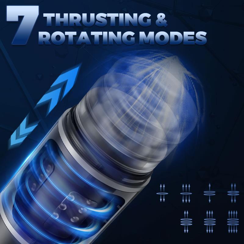 Male Automatic Masturbator Thrusting Sucking Masturbation Sex Machine Real Pussy Vaginas Sexy Voice Adult 18 Sex Toys For Men