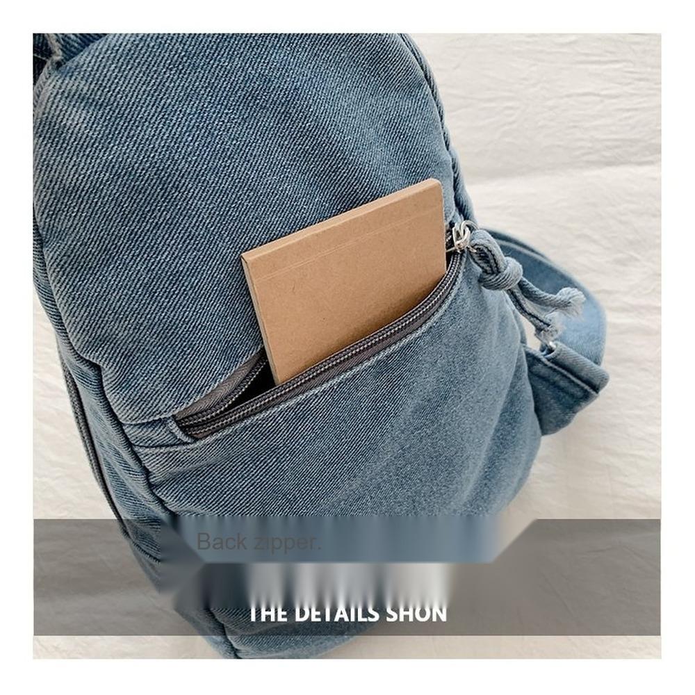 Lightweight Large Capacity denim Multipurpose Storage Bag for Daily Use