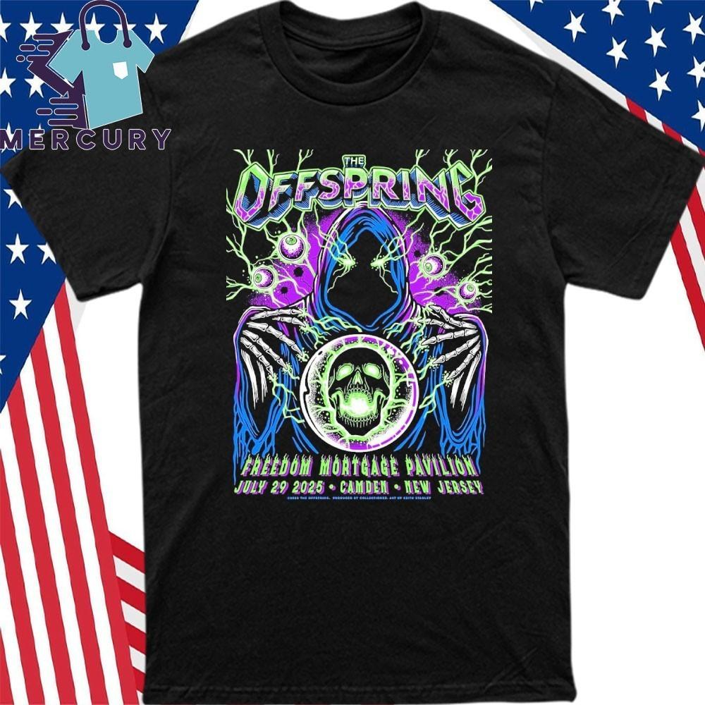 The Offspring Jul 29 2025 Freedom Mortgage Pavilion in Camden NJ Shirt Unisex T-Shirt S