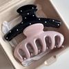 2025 High-End Autumn/Winter Polka Dot Large Shark Clip Hair Accessory for Women