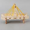 Interactive Physics Teaching Aid Wooden Suspension Bridge Model Craft Set For Science Experiment Classroom Demonstration