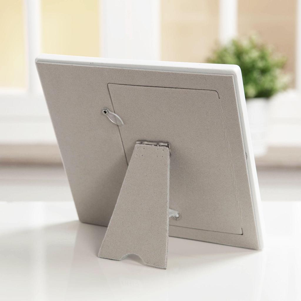 Faith & Hope White Resin Cross Frame 3.5 x 5