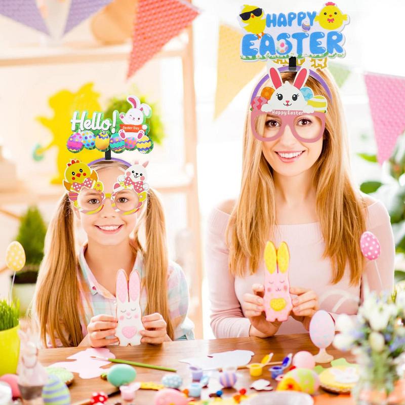 Head Bands For Women's Hair Easter 6X Bunny Ears Holiday Party Hair Accessories Easter Costume Supplies Hair Accessories