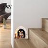 Creative Home Corner Decorations 3D Mouse Hole Wall Decals, Peel And Stick Cute Cartoon Mice Reading Sticker, Decorative PVC Art Vinyl Stickers