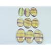 284Cts. Natural Rainbow Fluorite Oval Cabochon Loose Gemstone 09 Pcs Lot C-923