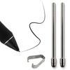 Two Titanium Alloy Fine-point Nibs for Wacom Pro Pen 2, Wear-resistant, Stainless Steel Replacement Nibs for Wacom Cintiq 16 DTK1660, Intuos Pro