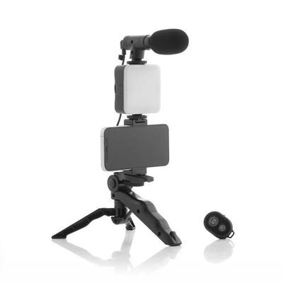Plodni InnovaGoods 6-Piece Vlogging Kit with Light, Microphone and Remote Control