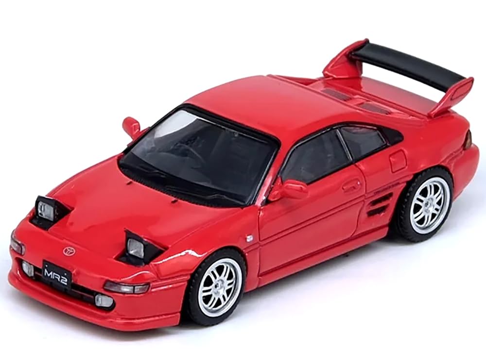 Inno Models Scale Toyota MR2 Red Finished Product 1/64 (SW20) MR2SW20-RED