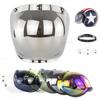 Open Face Helmet Visor Motorcycle Helmets Bubble Visors Flip Up Motorcycles Visor Lens Motorcycle Helmet Accessories