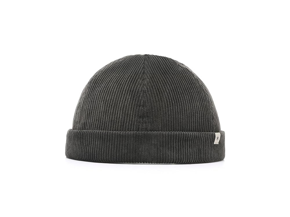 Snow Peak Corduroy Watch Cap GS-S25FUFWC68, Headwear, Cap, Hat, Men's/Women's, Charcoal One