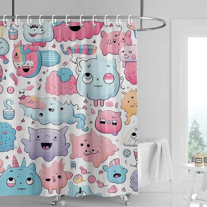 Domácí sprchové závěsy do koupelny voděodolná látka Moderní severský styl koupelnové závěsy sprchový závěs 180x200 240x180 aaaa